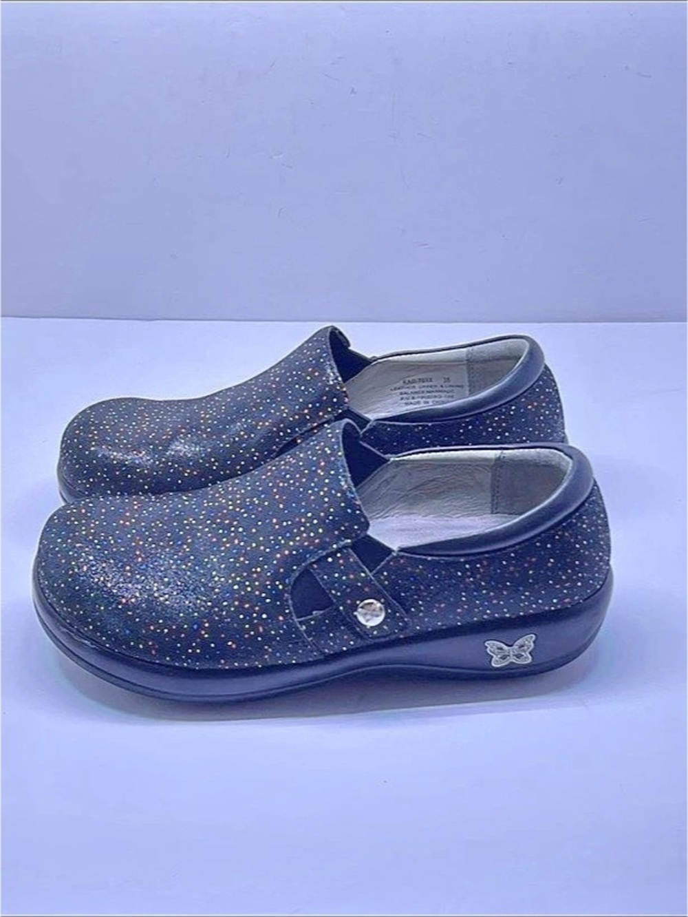 Alegria Keli Professional Clog Women's Polka Dot Clogs EU 38